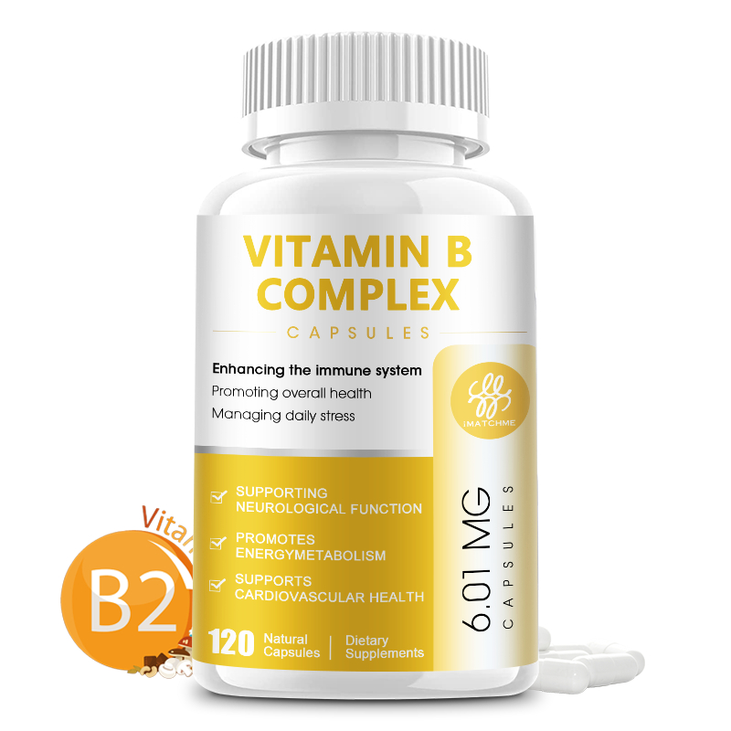 Imatchme Vitamin B Complex Capsule B1 B2 B6 B12 Vegetable Magnesium 