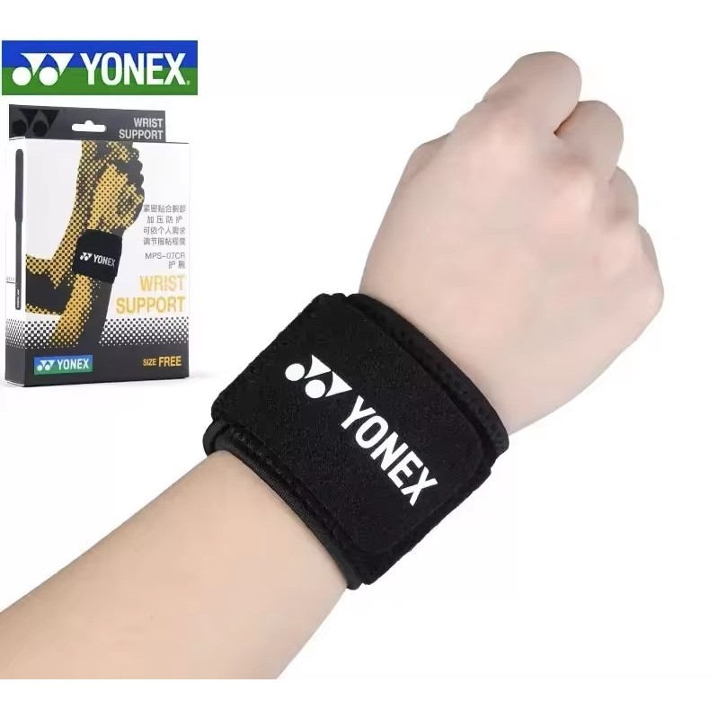 YONEX Sports Protector Wrist Protection Badminton Tennis Fitness Sports Strap MPS07CR Shopee