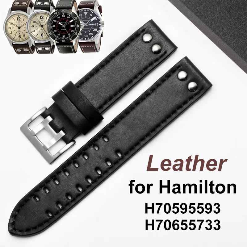Discount Classic Leather Watch Strap Replacement H32311735_K0042205 main image 1