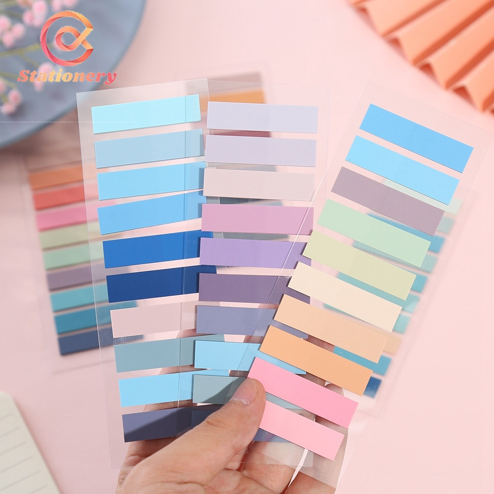 200 Sheets Page Markers Index Tabs Bookmark Transparent Sticky Classify ...