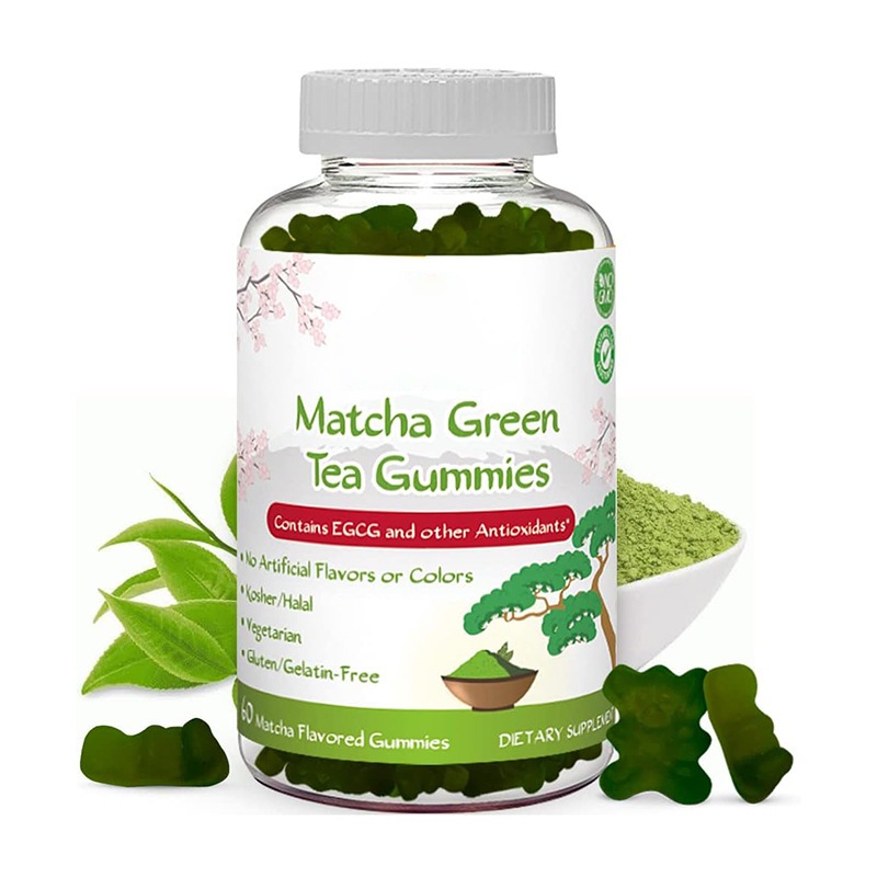 Matcha green tea gummies antioxidant, antiinflammatory cardiovascular