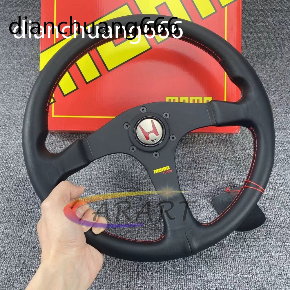 MOMO Drifting Black/Blue 330mm Steering Wheel - VDRIFT33NBLUR : Performance House