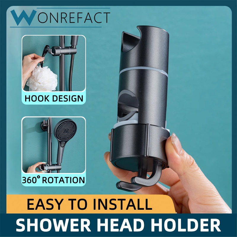 Shower Stand Rail Sliding Bathroom Shower Room Adjustable Shower Head ...