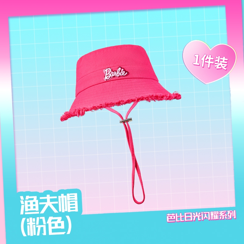 Famous Product miniso Barbie 65th Anniversary Shining Series Bucket Hat ...