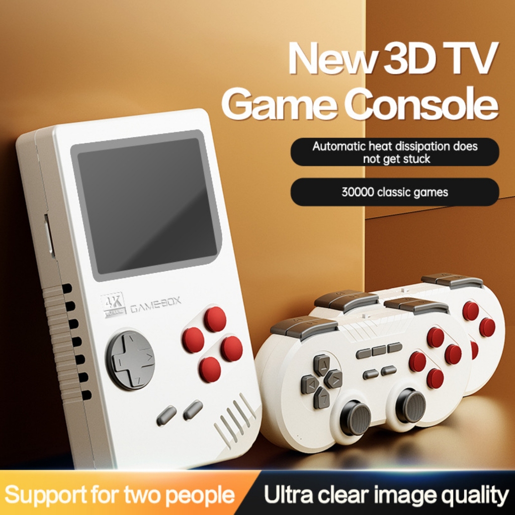 K8 single system Game Consoles open source TV game console large 3D  two-player 4K arcade wireless 2.4G system cold air | Shopee Malaysia