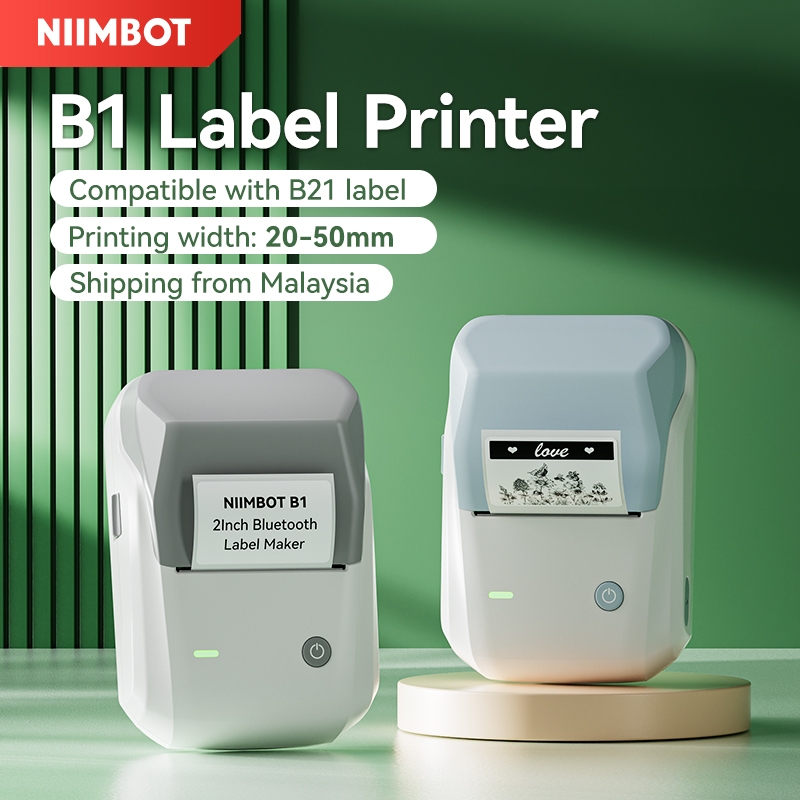 Niimbot B1 Label Printer Portable Price Tag Printer Sticker Printer For Shop Office Home