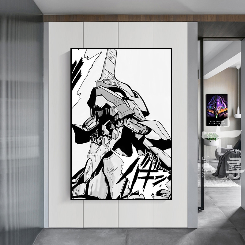 [Chihiro] Eva Painting Bedroom Anime Poster Neon Genesis Evangelion ...