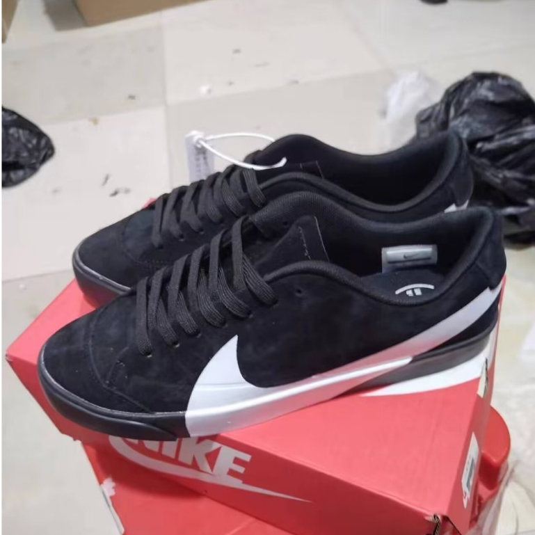 Readystock NK Blazer City Low LX Black AV2253 001 Women Men s Sneaker Shoes Shopee Malaysia