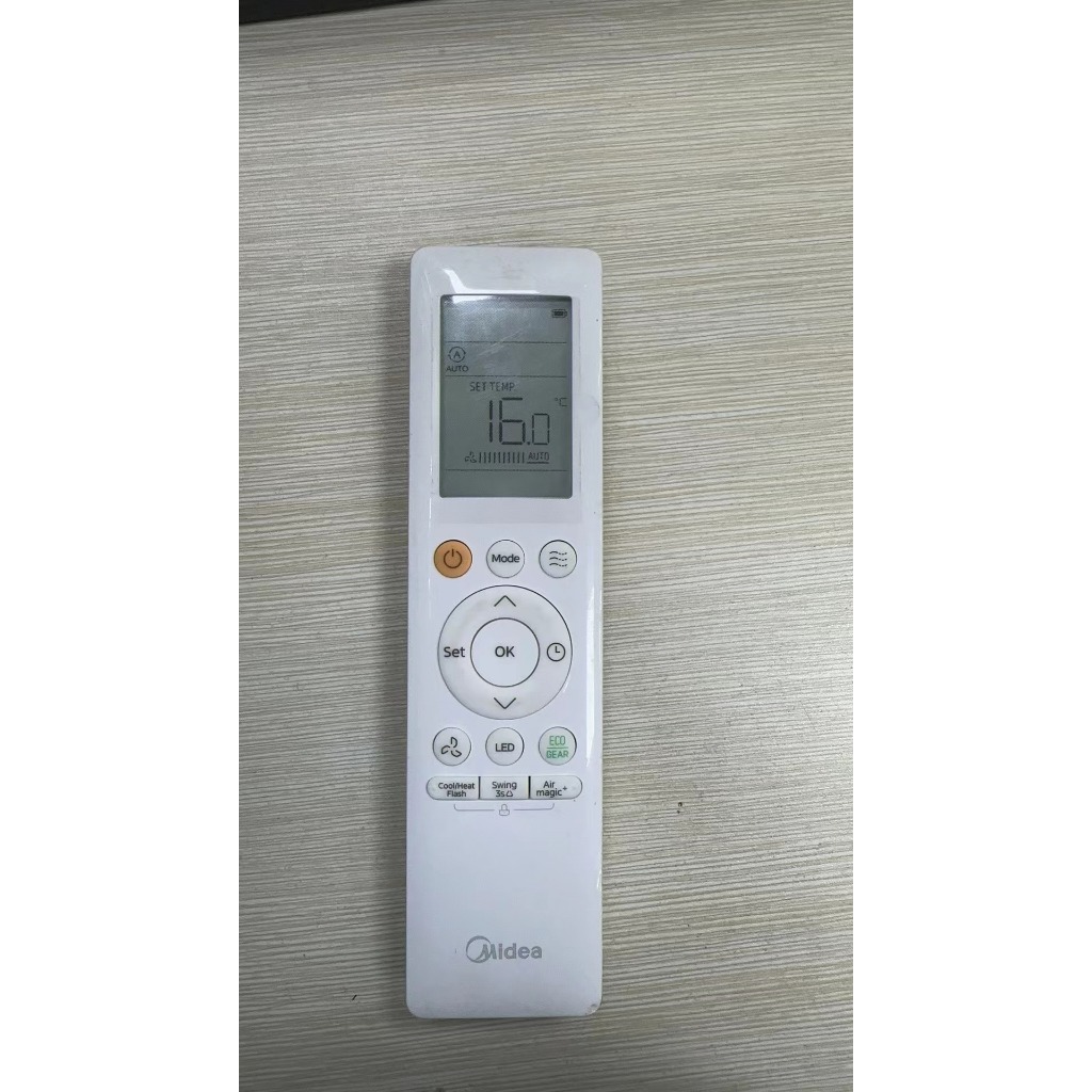 original Midea Air Conditioner Remote Control Type RG10F2(B1)BGEFU1 ...