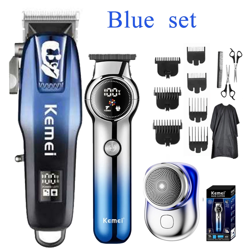 Kemei Hair Clipper Set Strong Shaver Household Hair Trimmer Electric