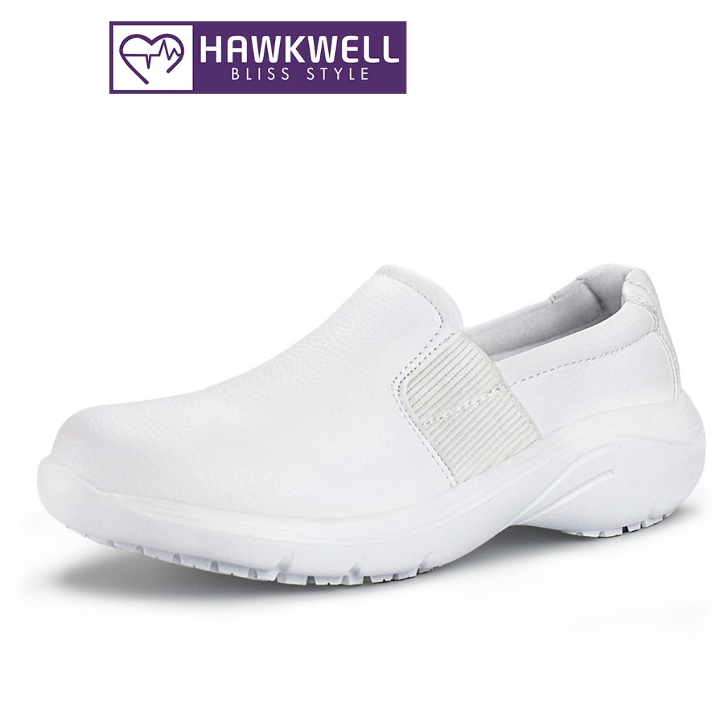 thumbnail image 2 of Hawkwell Women's Slip On Nursing Shoes | Slip Resistant Work Shoes | Lightweight Comfort Healthcare Footwear 2 of 12