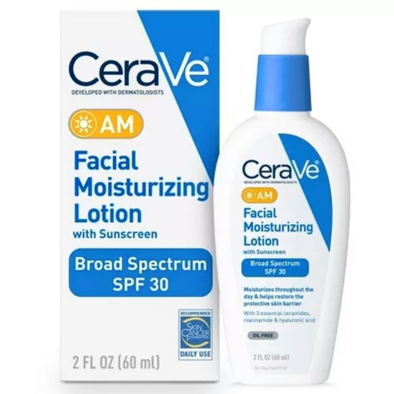 Cerave AM Facial Moisturizing Lotion with SPF 30 89ml | Shopee Malaysia