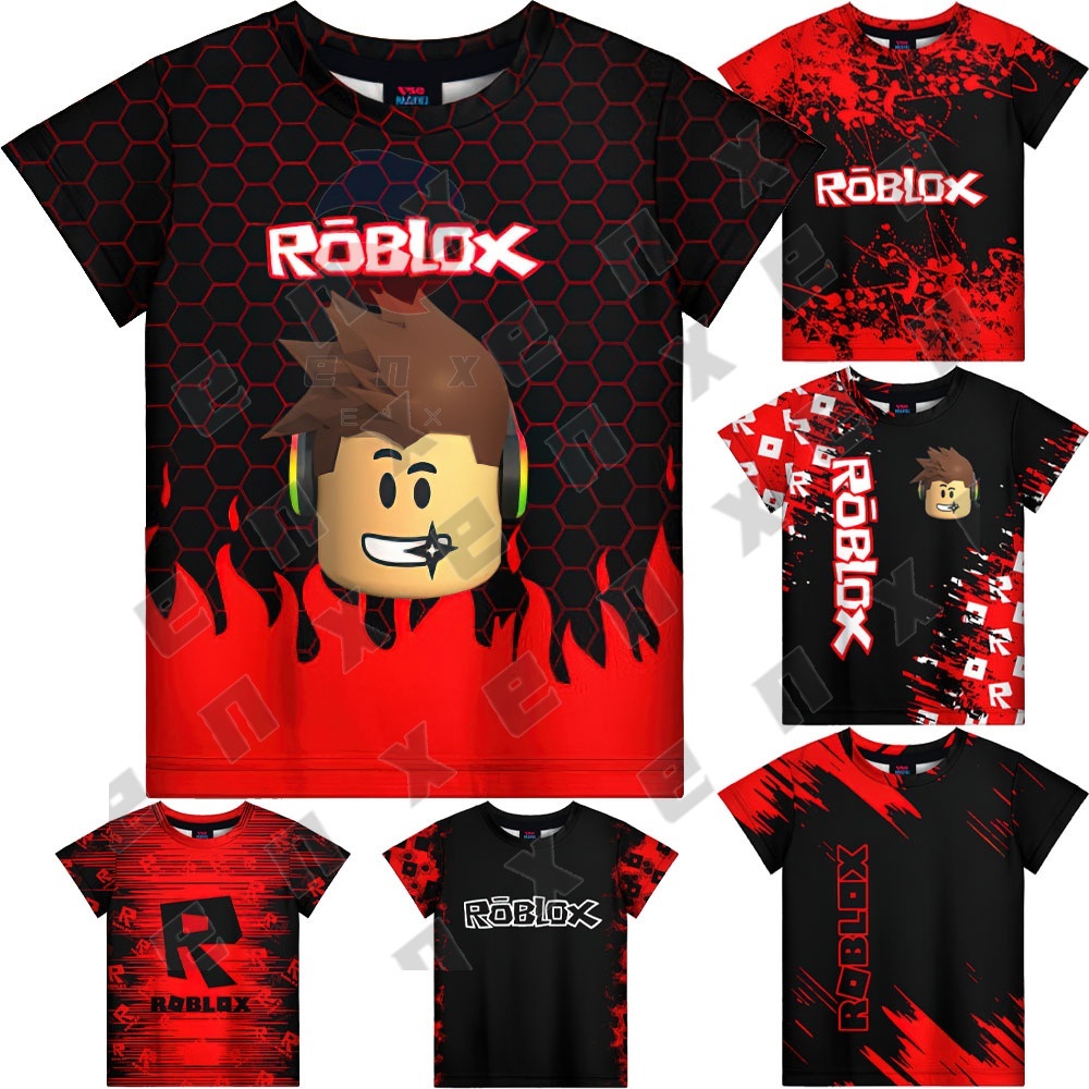 Boys T Shirt Baby Clothes Roblox Shirt for Kids Robloxs T-shirt ...