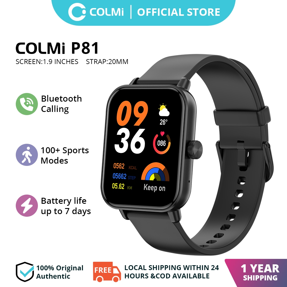 COLMI P81 Smart Watch 1.9inches IPS HD screen unisex watch IP68 ...