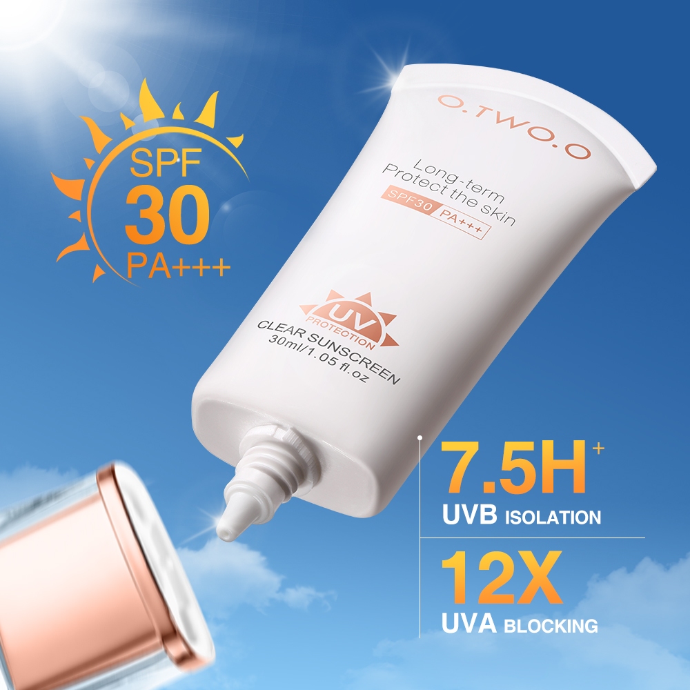 O.TWO.O Sunscreen SPF30+ PA+++ Oil Control Sunscreen Formula UVA/UVB ...