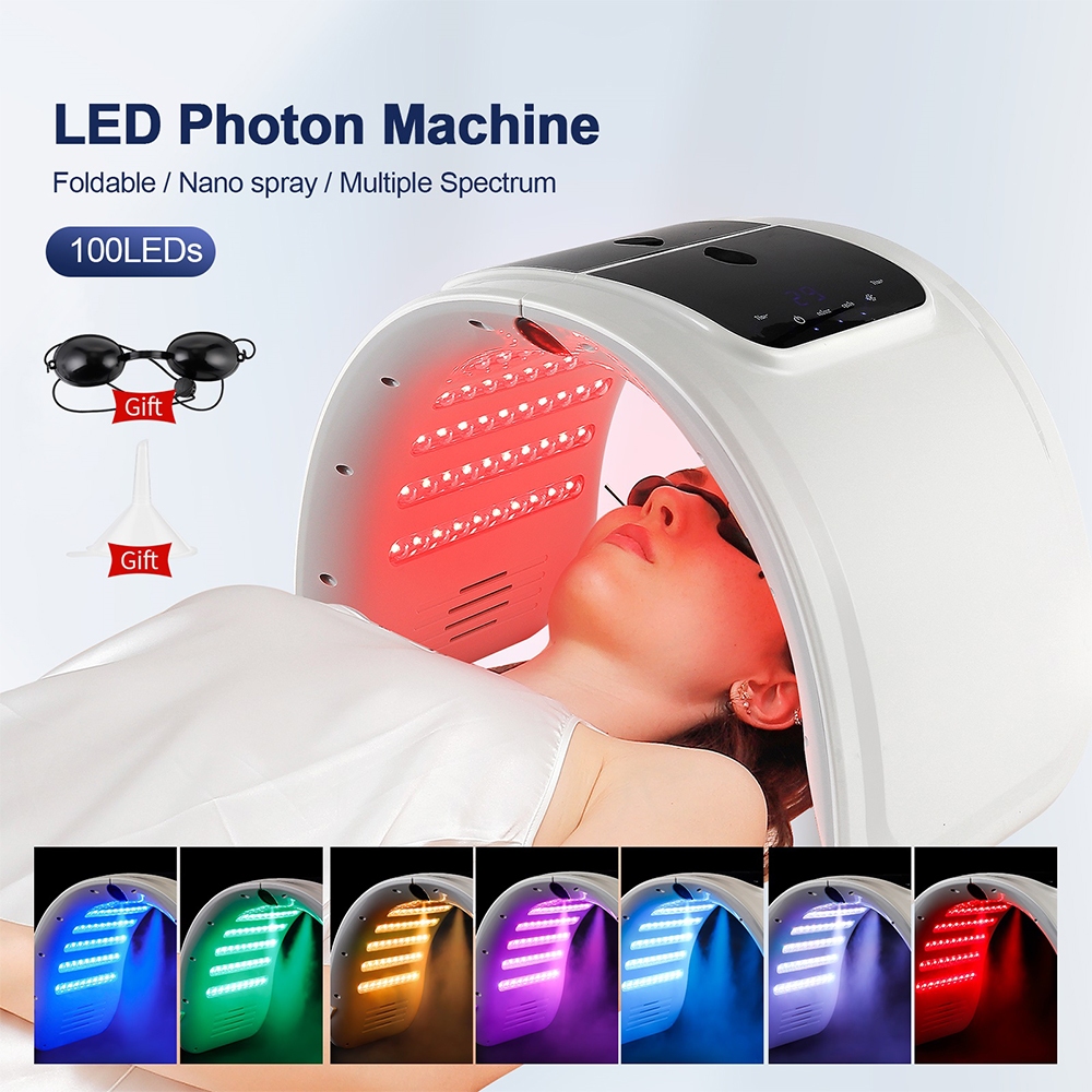 Foreverlily Spray LED Photon Machine 7 Colors PDT LED Face Mask Light ...