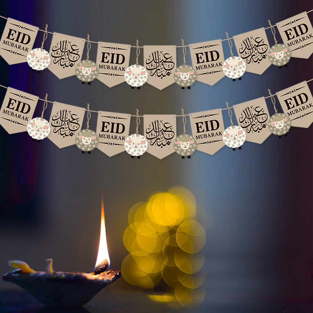 New Raya Party Banner Hari Raya Decoration Ramadan Decror Hang tags ...