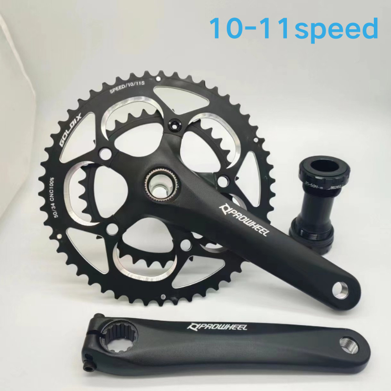 PROWHEEL Road Bike Crankset 110 BCD 170mm DECKAS 36T-52T Sprocket ...