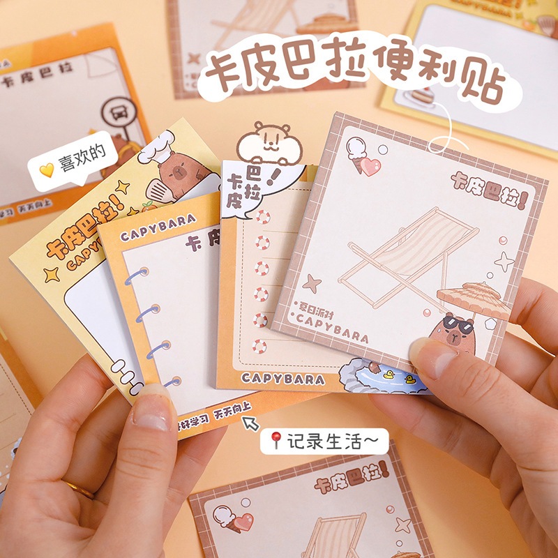 [Ready Stock] Kapibara Notepad Sticky Note Note Paper Sticker Cute ...
