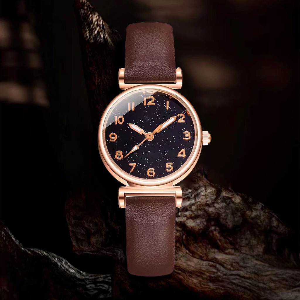 [Launch New] 2024 Women's Fashion Quartz Watch Stylish Easy to Read Three-Hand Analog Watches 