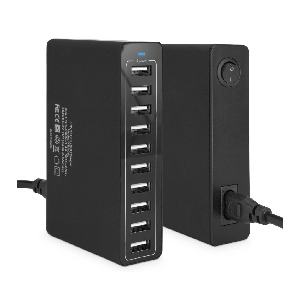 Multiple Output Desktop Charger with Total 60W Output Power | Shopee ...