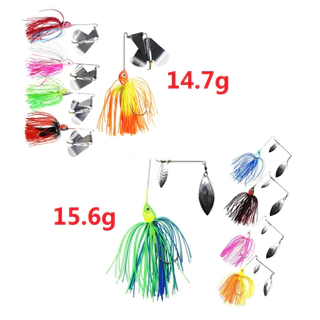 Fishing Spoon Lures Bass Metal Jigs, 5pcs Jigging Spoons with Feather Tail  Treble Hooks Hard Metal Spoon Lures for Saltwater Freshwater Trout Salmon