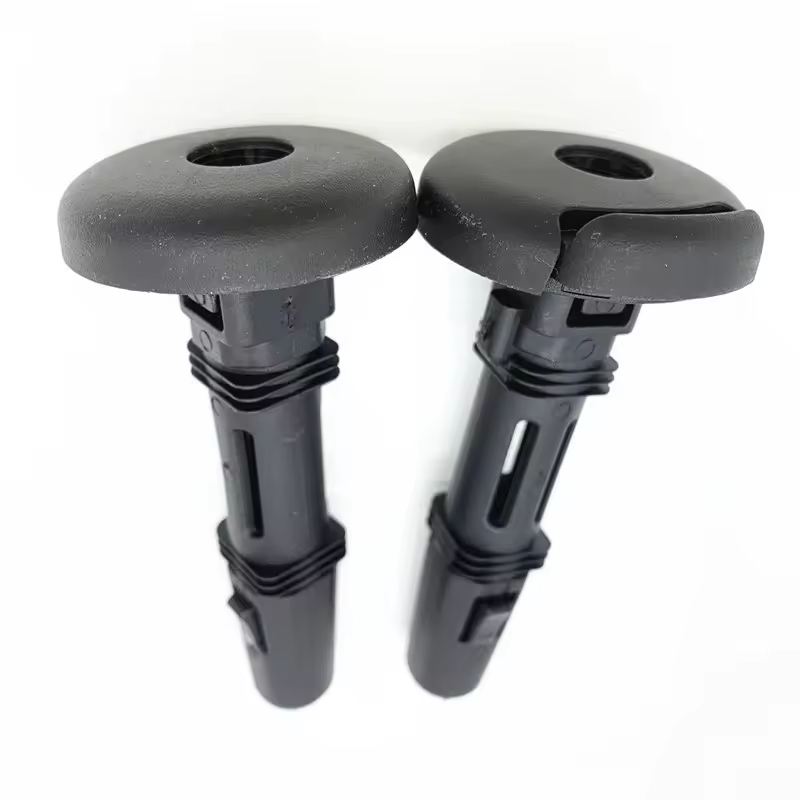 Car seat adjustable backseat headrest guide with button plastic ...