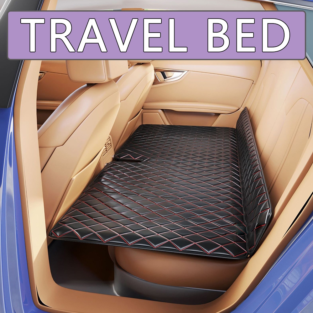 Car Bed Non-Inflatable Folding Car Sleeping Mat Mattress Travel Bed ...