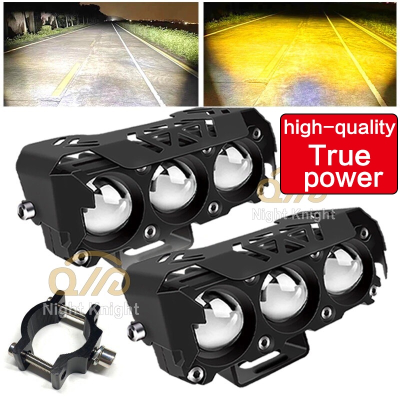 Lumision Hyxul 10W Round LED Fog Lights – High Intensity Spot Lamps For Truck, RV, Jeep (2 Round Lights)