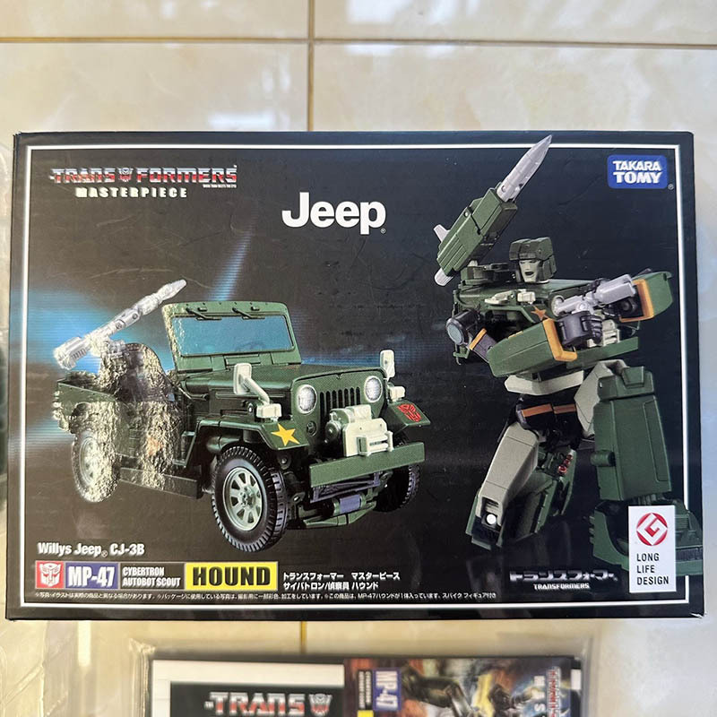 Transformers Masterpiece Hound Jeep 6" Action Figure MP47 Tomy Takara