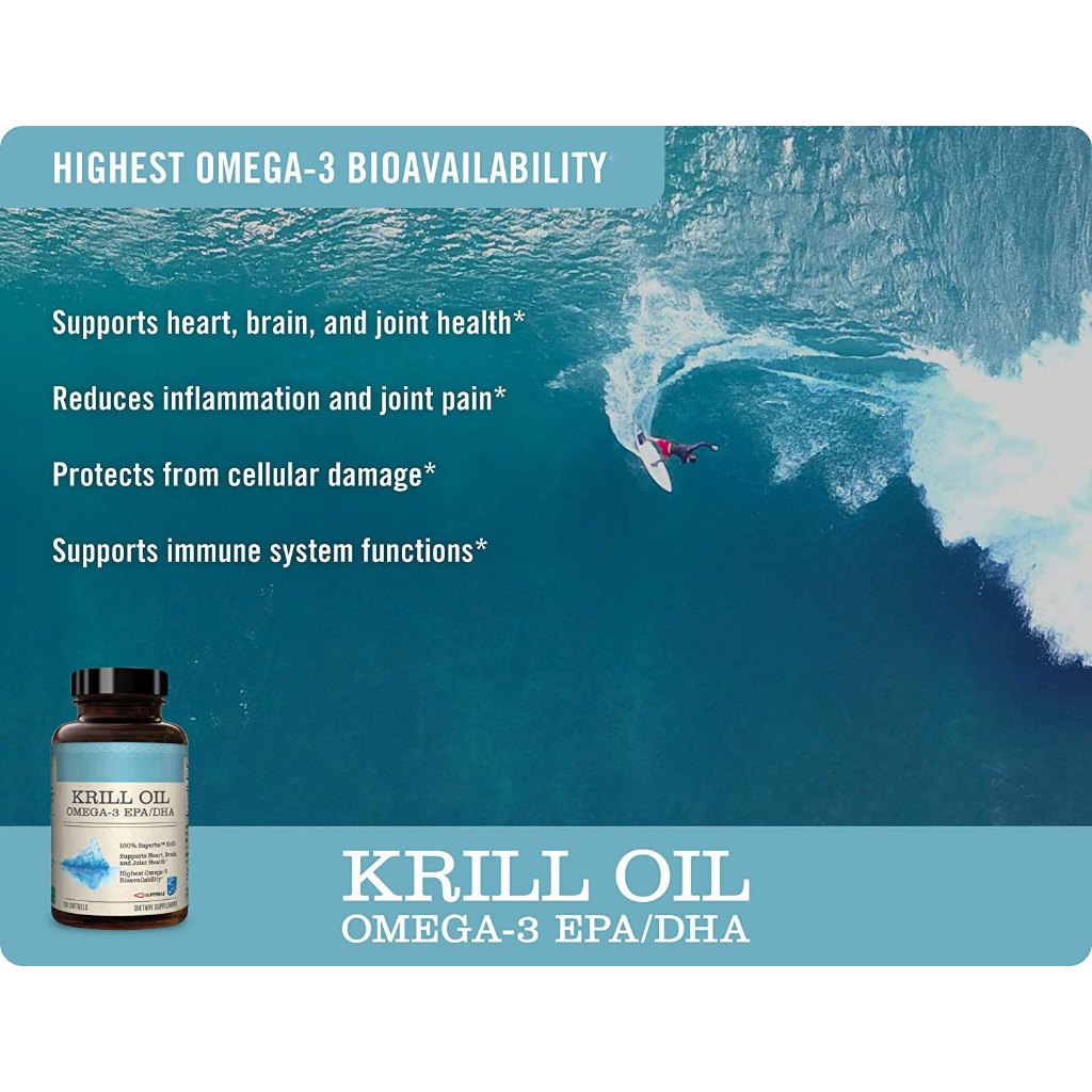 Krill oil soft capsules improve health, improve memory, promote brain