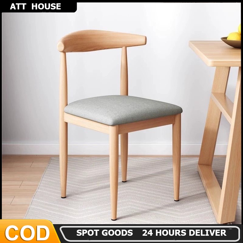 ATT Dining Chair Kerusi Makan Living Room Chair Dressing Stool Computer ...