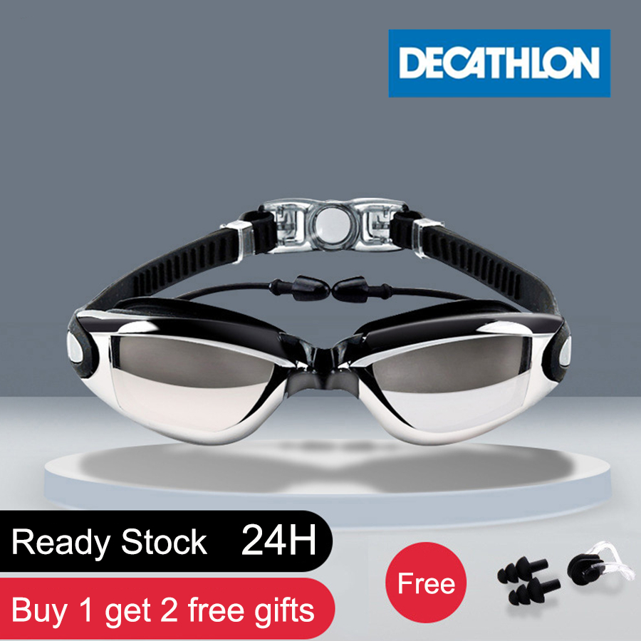 Decathlon AntiFog UV lens Power Swimming Goggles Diving goggles