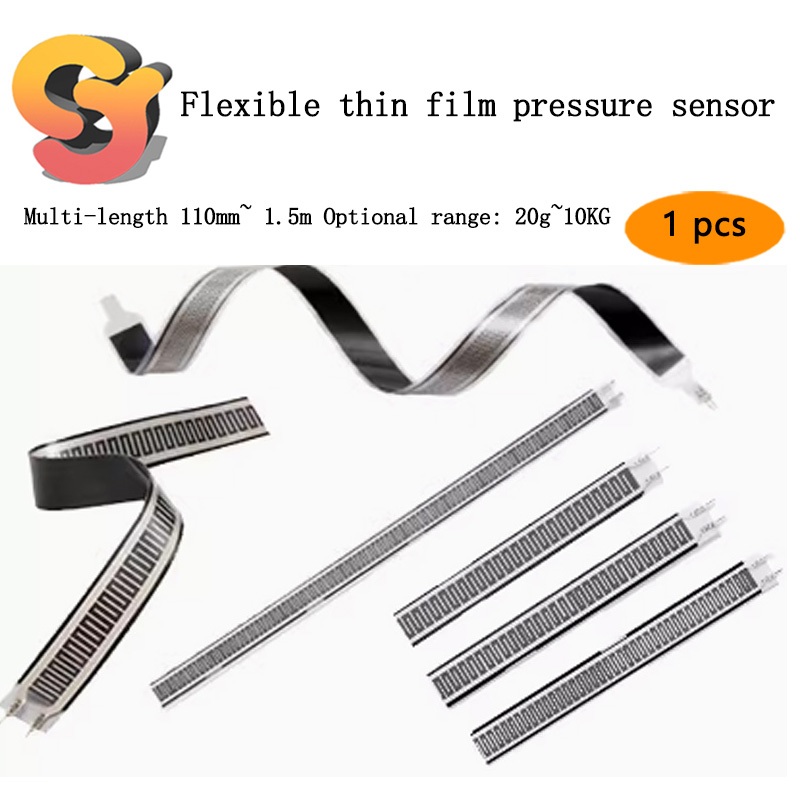 [Ready Stock Supply] 1pcs Film Pressure Sensor Long Flexible FSR Film Pressure Sensor Bed Alarm
