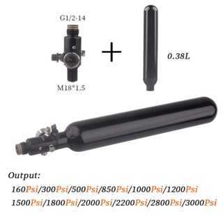 Régulateur Réservoir PCP HPA Avec Disque De Rupture - Réducteur Pression 1.8K à 7.5K (3000 Psi) En Laiton