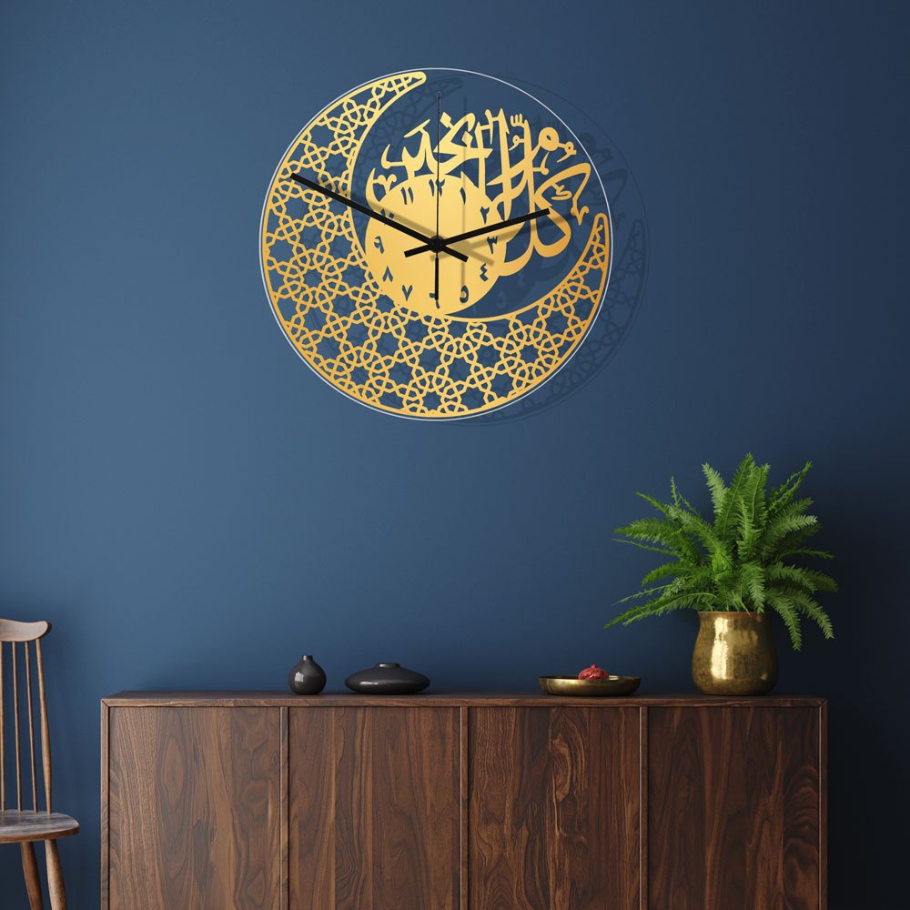 Modern minimalist wall clock mute living room creative bedroom ...