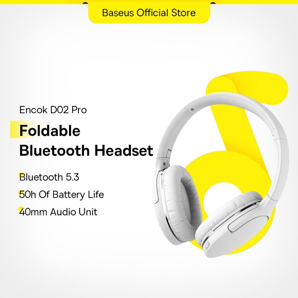 Baseus D02 Pro Bluetooth Earphones Stereo Wireless Bluetooth 5.3 HiFi ...