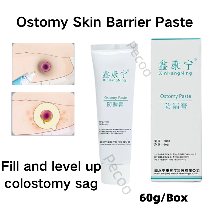 Ostomy Skin Barrier Paste Fill and level up colostomy sag to Avoid Leakage No Alcohol Ostomy