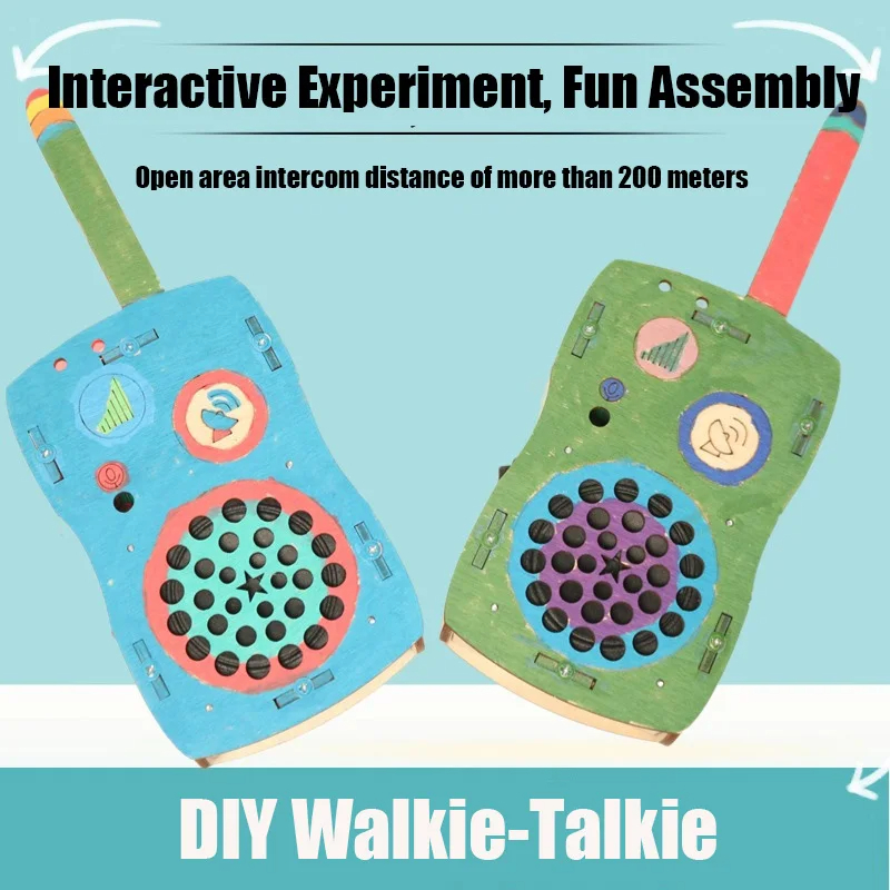 DIY Student Technology Walkie Talkie Small Production Science and ...