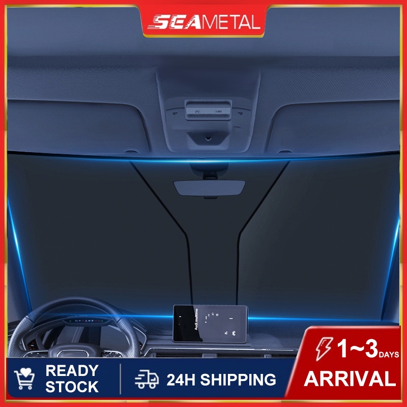 SEAMETAI Car Sun Shade Foldable Kereta Sunshade Car Shield Sun