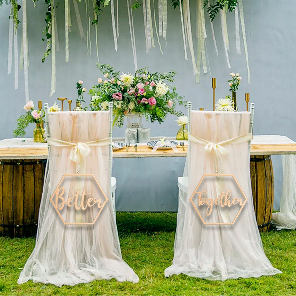 Better Together Wood Chair Sign Better Together Sign Mr and Mrs Signs ...