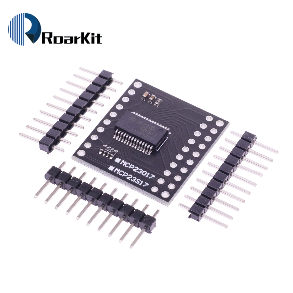 MCP23017-E/SS IIC I2C SPI MCP23S17 Bidirectional 16-Bit I/O Expander ...