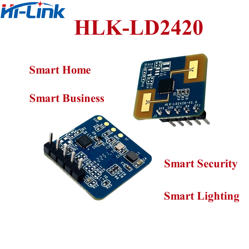24GHz Radar Sensing Module LD2410 Sensing Module With BT+Cable 5V