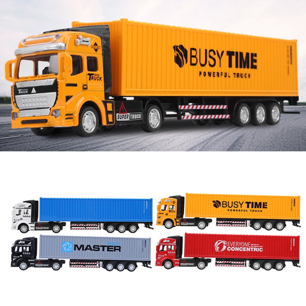 Container Truck Toy, Pull Back Alloy Exquisite Easy to Operate ...