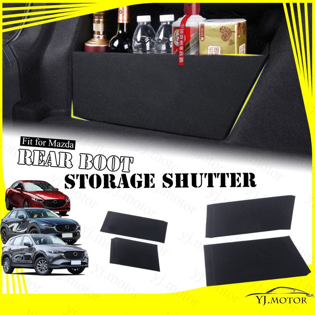 For Mazda 3 Rear Boot Storage Shutter Mazda CX5 Rear Trunk Storage Box