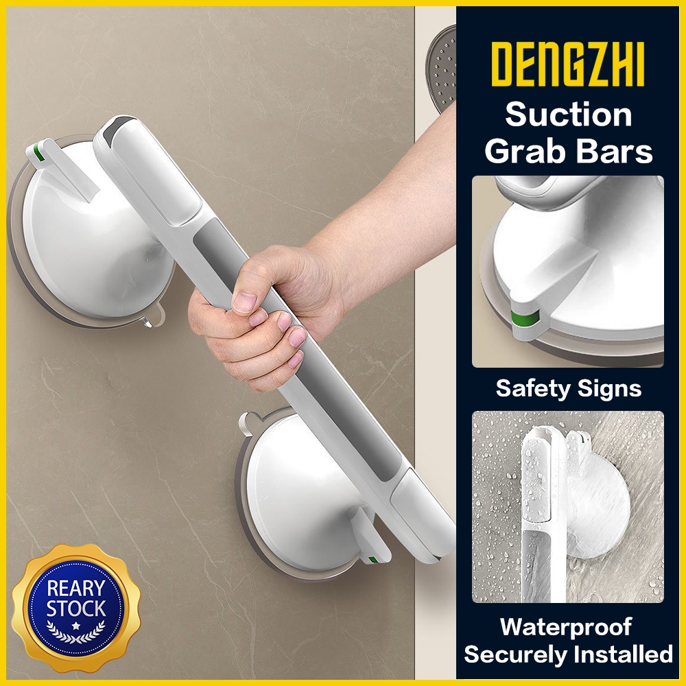 【Ready Stock】Suction Grab Bars for Shower Heavy-Duty12-Inch ADA Shower ...