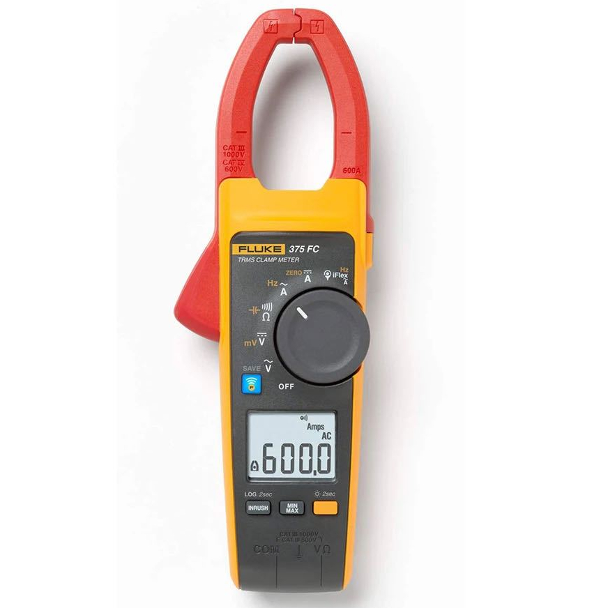 Original Fluke 375 FC True-RMS AC/DC Clamp Meter 600A Clamp Meter ...