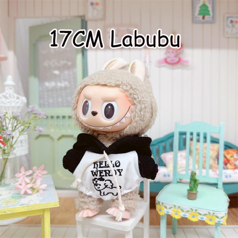 17CM Labubu 10CM Cotton Doll Clothes Dog Jumpsuit Lover's clothes Toys ...