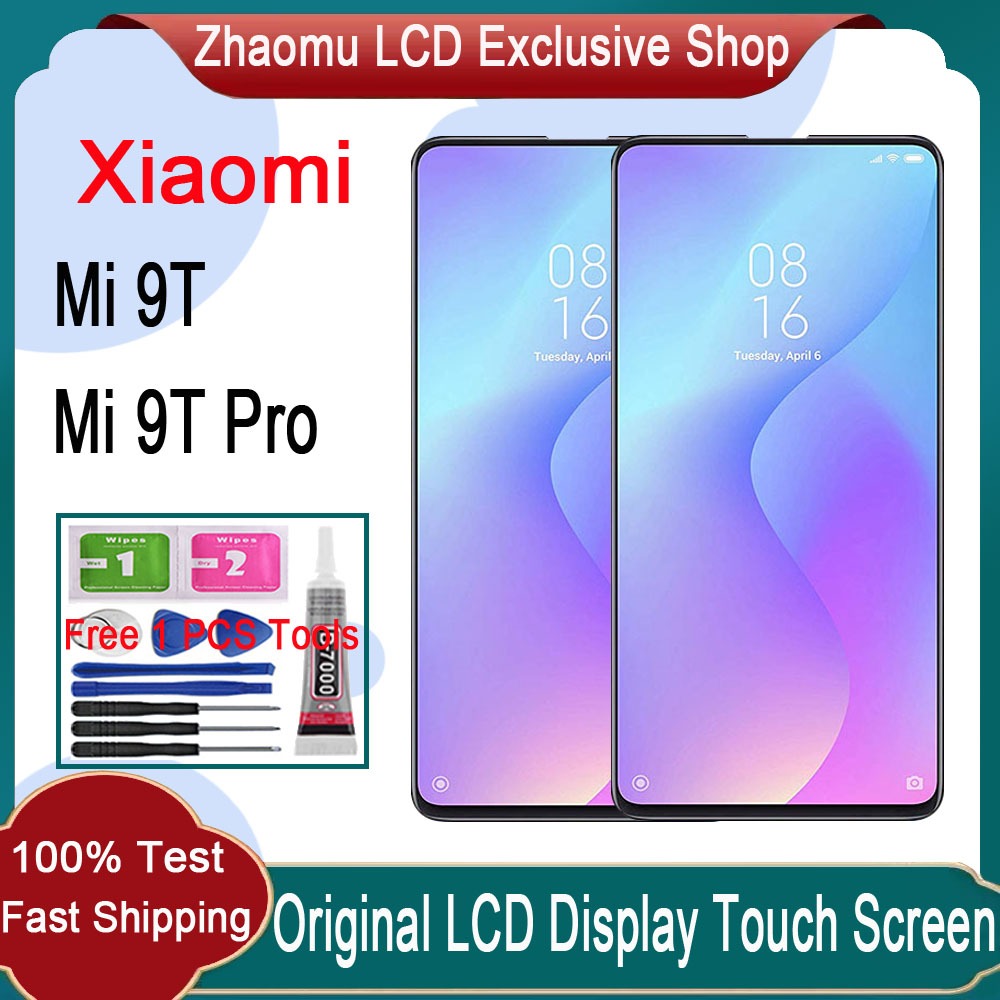 Original AMOLED Xiaomi Mi 9T Mi 9T Pro LCD Display Touch Screen With ...