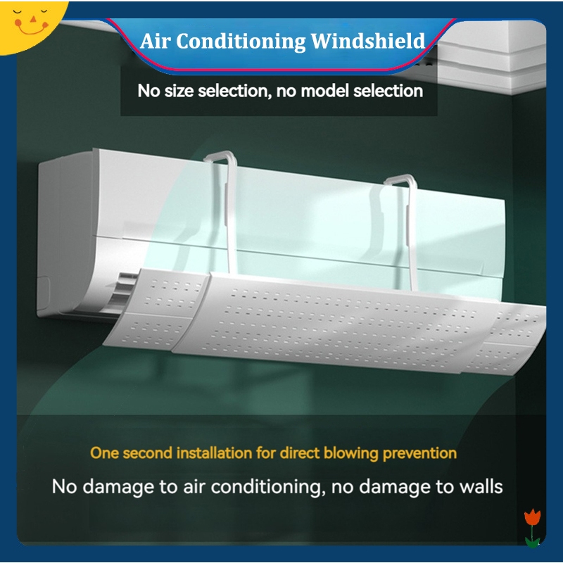Prevent Direct Wind Air Baffle Adjustable Air Conditioner Windshield ...